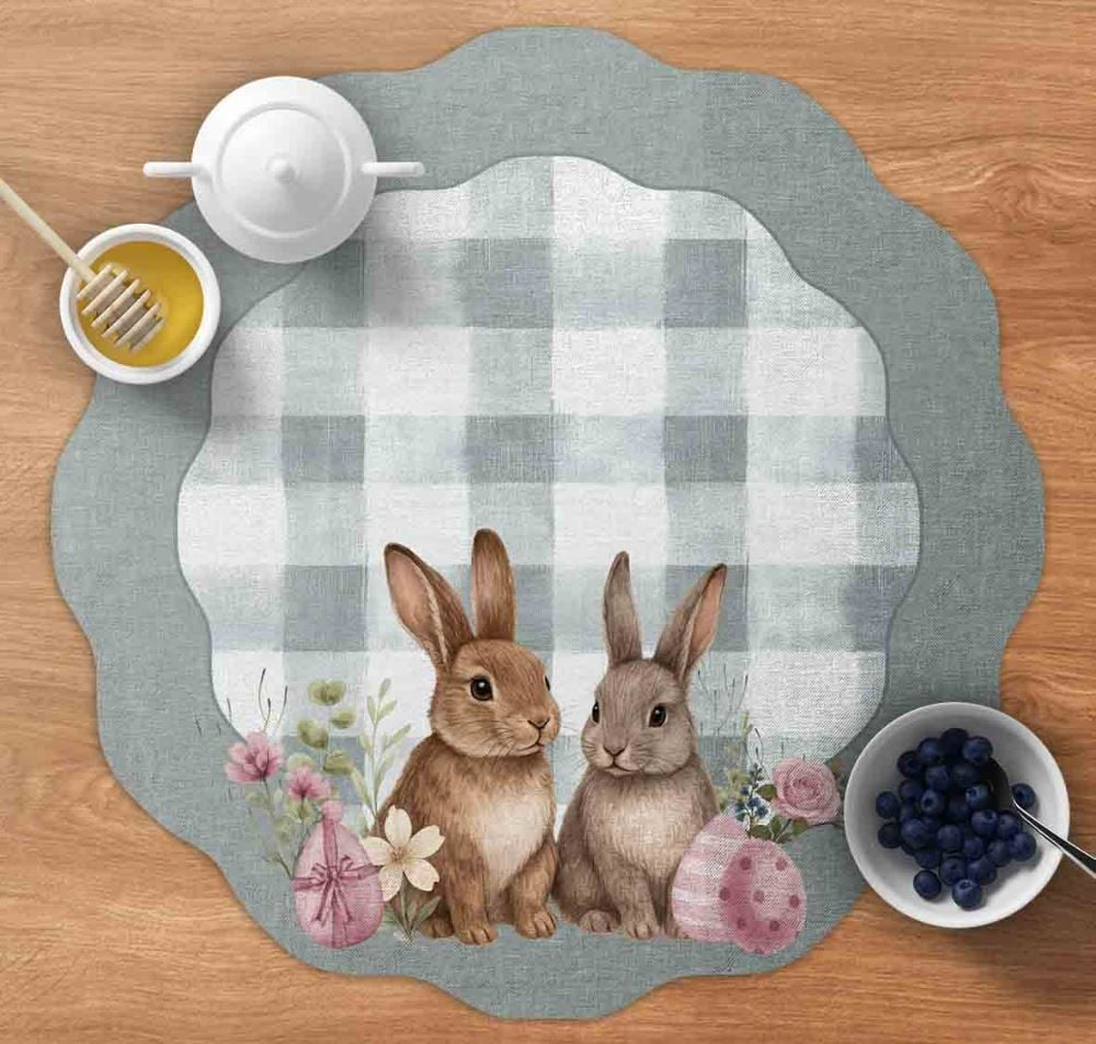 Fundo Prato Redondo Pascoa Havan - XADREZ VERDE