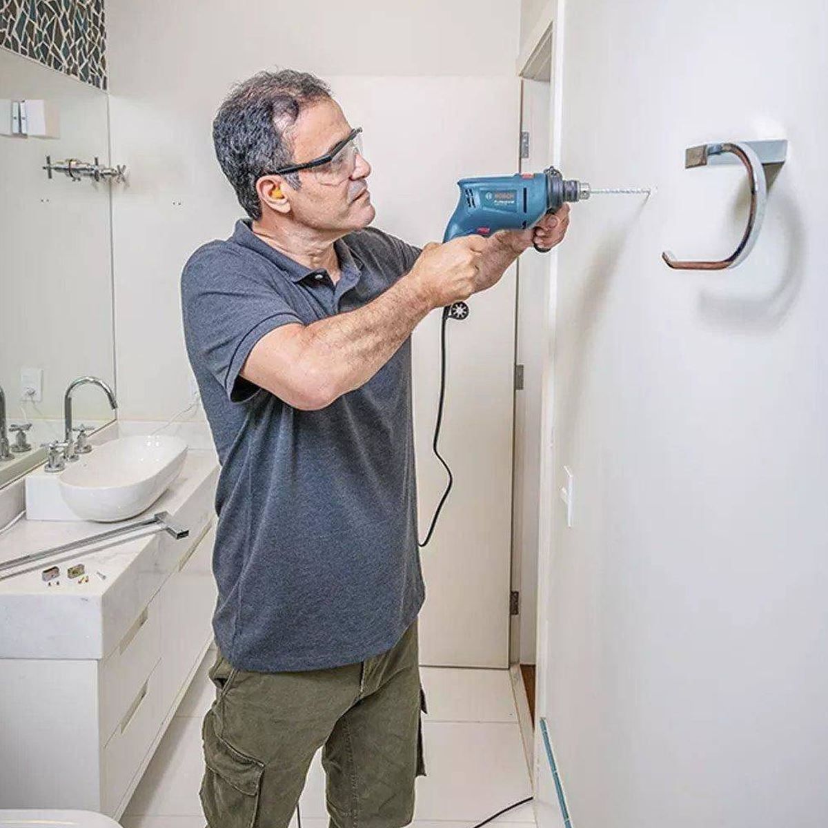 Furadeira de Impacto Bosch 450W GSB RE