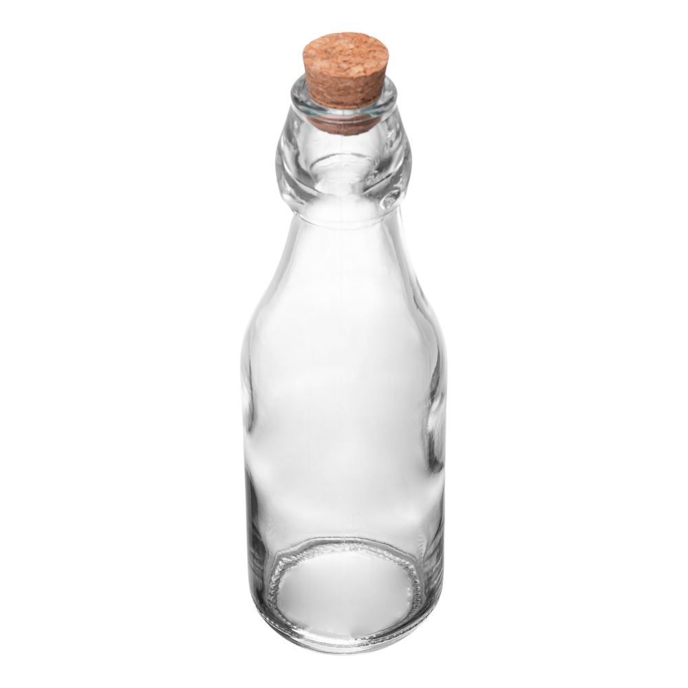 Galheteiro De Vidro Com Tampa De Cortiça Olivetto 260Ml Lyor