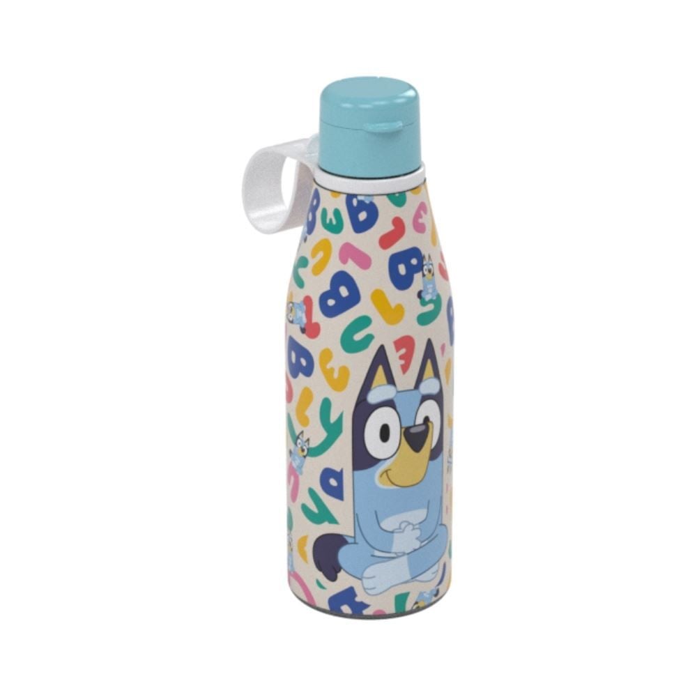 Garrafa Squeeze Abre Fácil Bluey Plasútil 530Ml