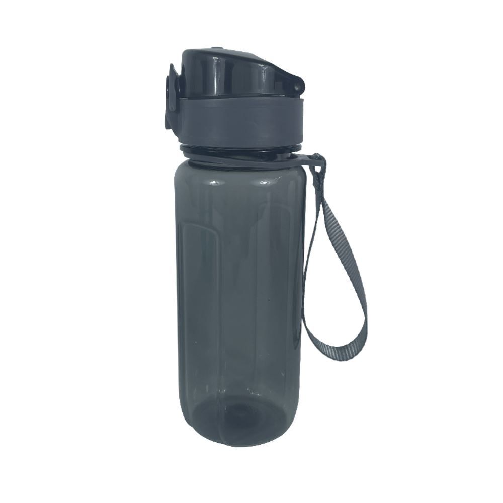 Garrafa De Água Com Alça Plástico Havan Casa 500Ml - Cinza