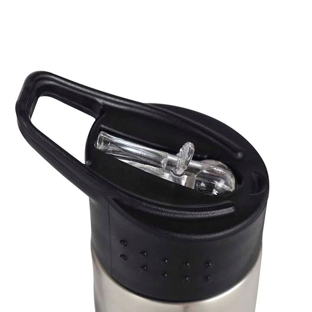 Garrafa de Água Aço Inox Mor Sport To Go 750Ml - Prata