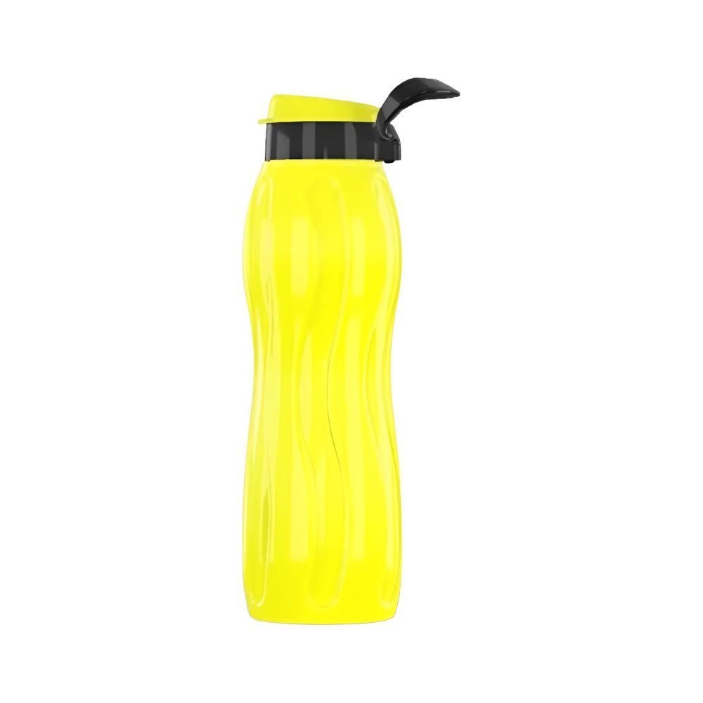 Garrafa de Água Neon Plástico 1L Infinity - Amarelo
