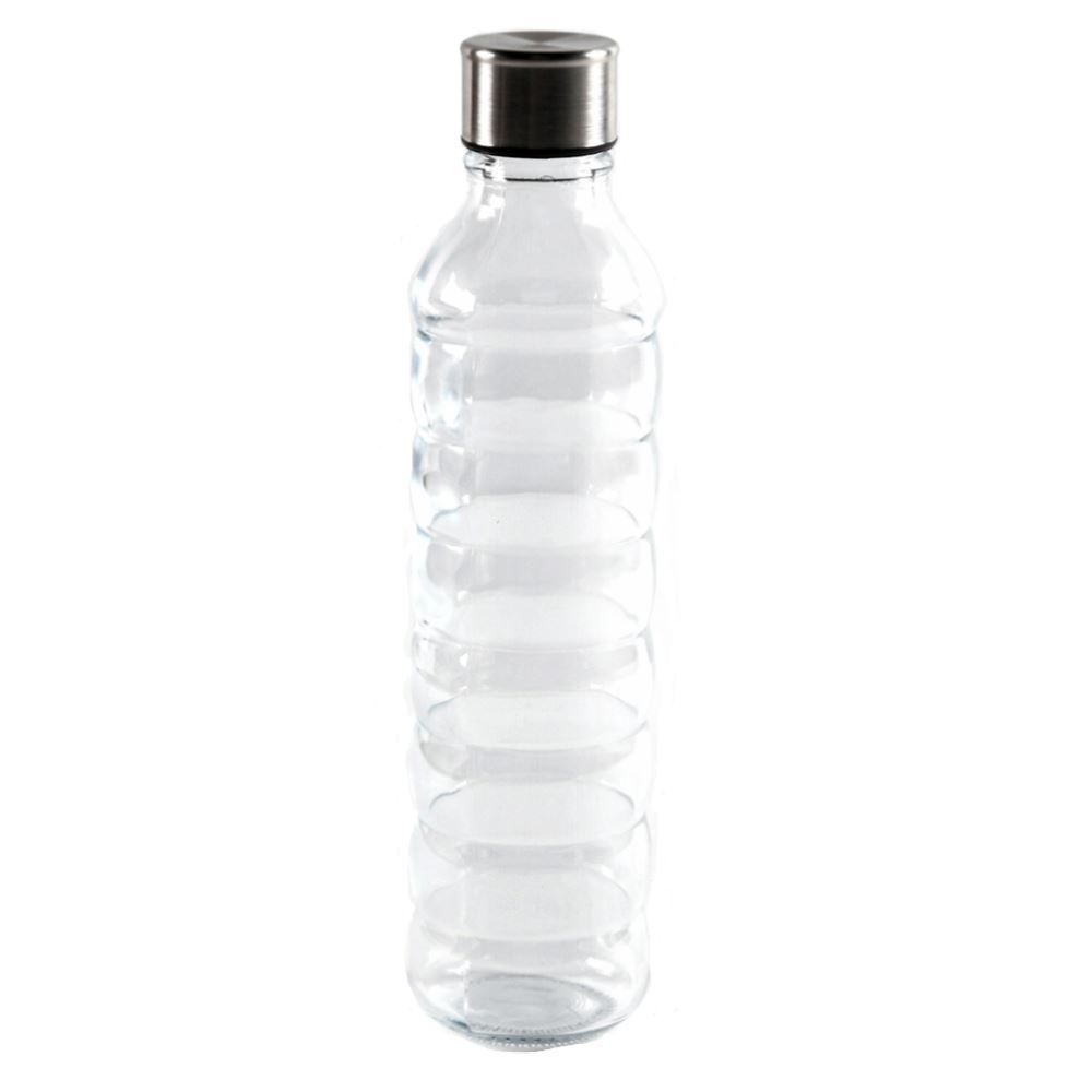 Garrafa De Vidro Anéis Allmix 750Ml - Transparente