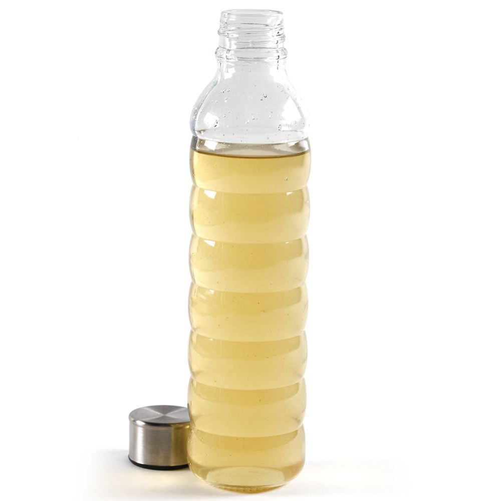 Garrafa De Vidro Anéis Allmix 750Ml - Transparente