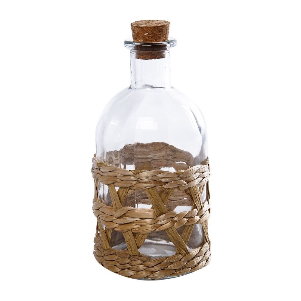 Garrafa De Vidro Com Fibra Natural Wolff - 180ml