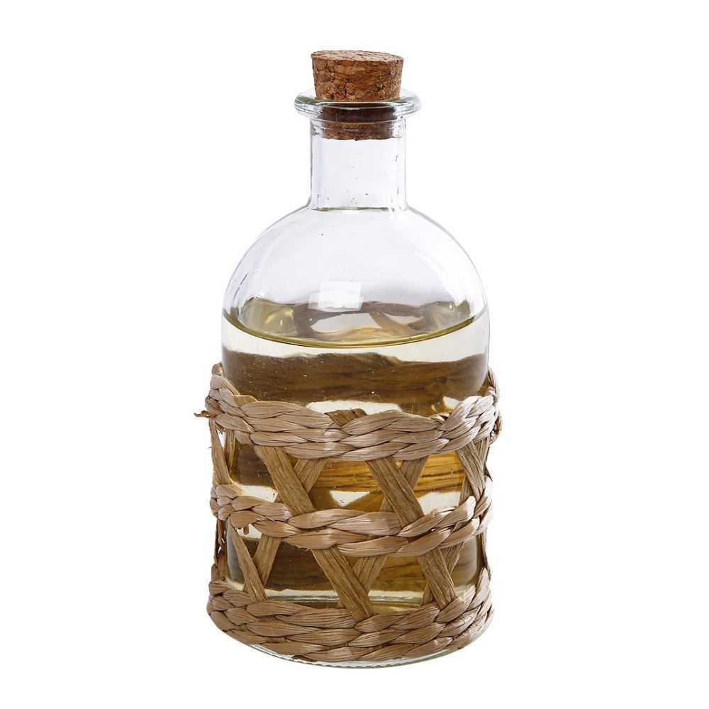 Garrafa De Vidro Com Fibra Natural Wolff - 180ml