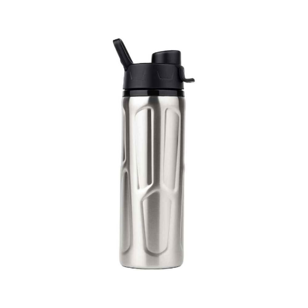 Garrafa Squeeze Aluminio com Alça Glay Wellmix 700Ml - Prata