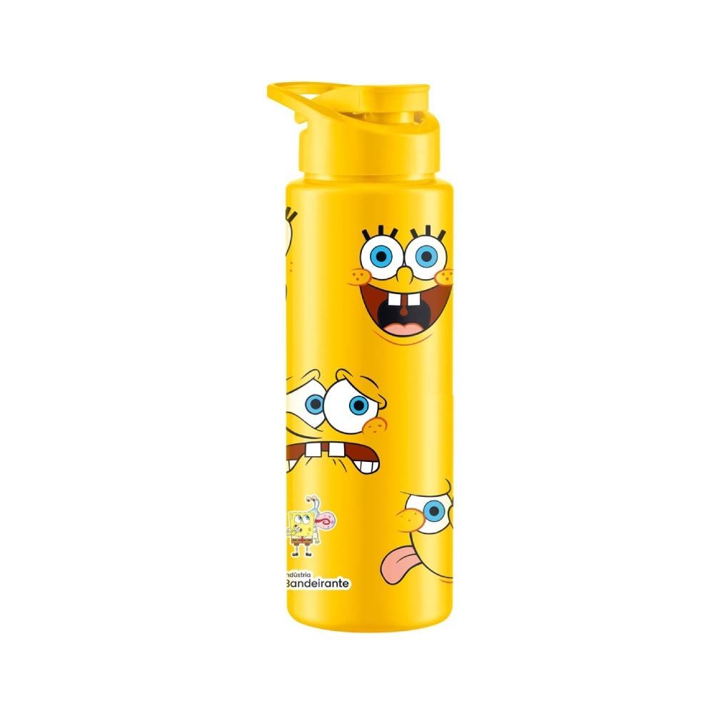 Garrafa Squeeze Bob Esponja Bandeirante - 750 Ml