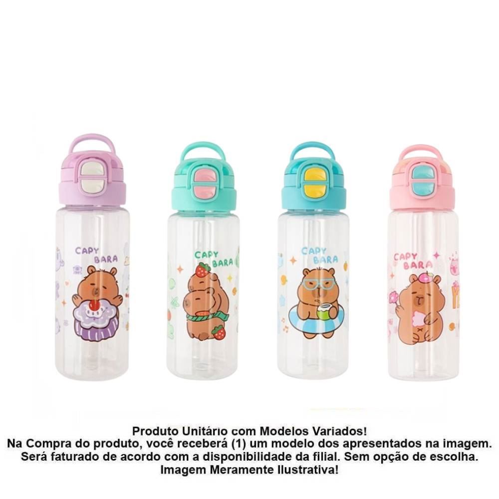 Garrafa Squeeze Capivara 750Ml Flashgoods - Sortido