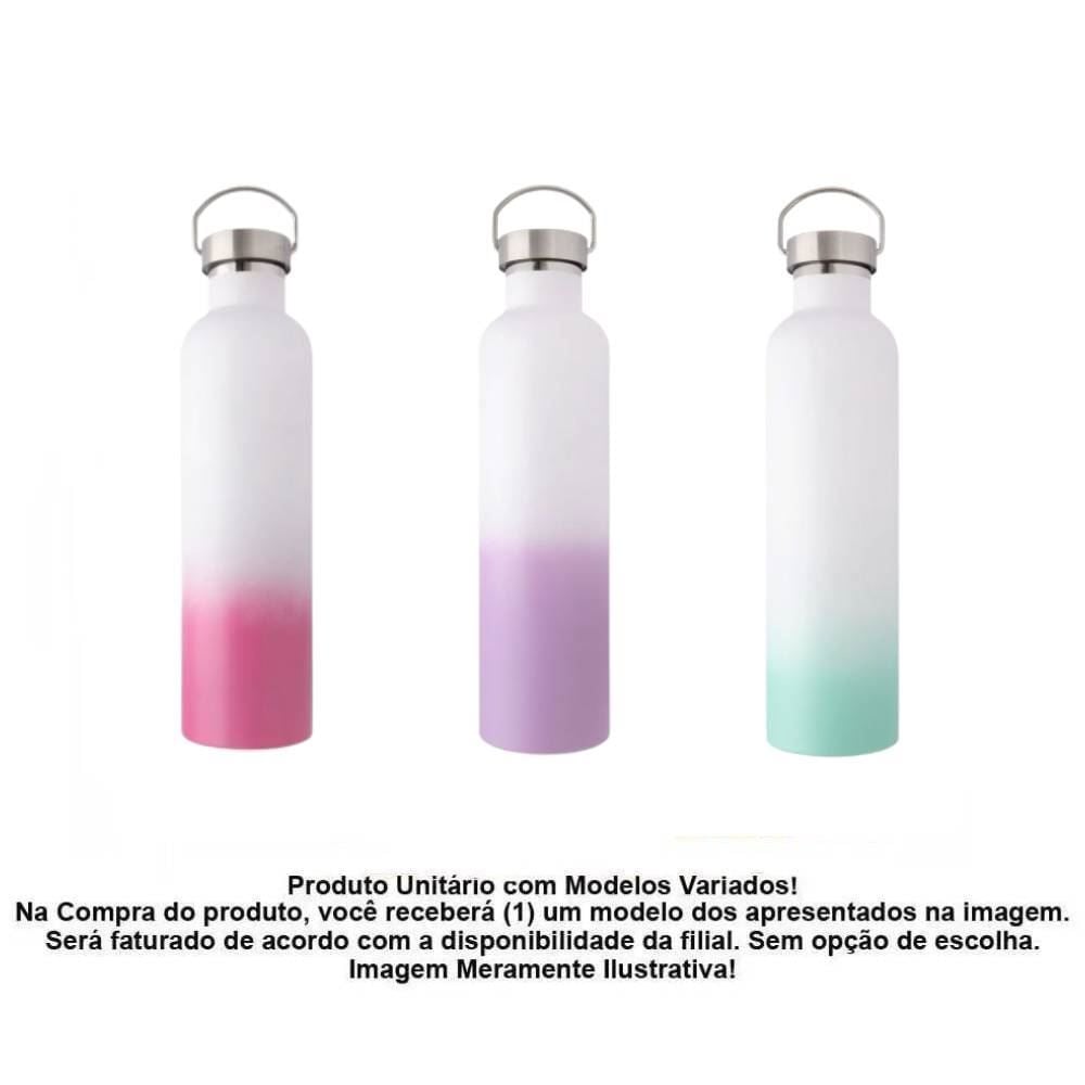 Garrafa Squeeze Com Alça Hermética Moment 1 Litro - Sortido