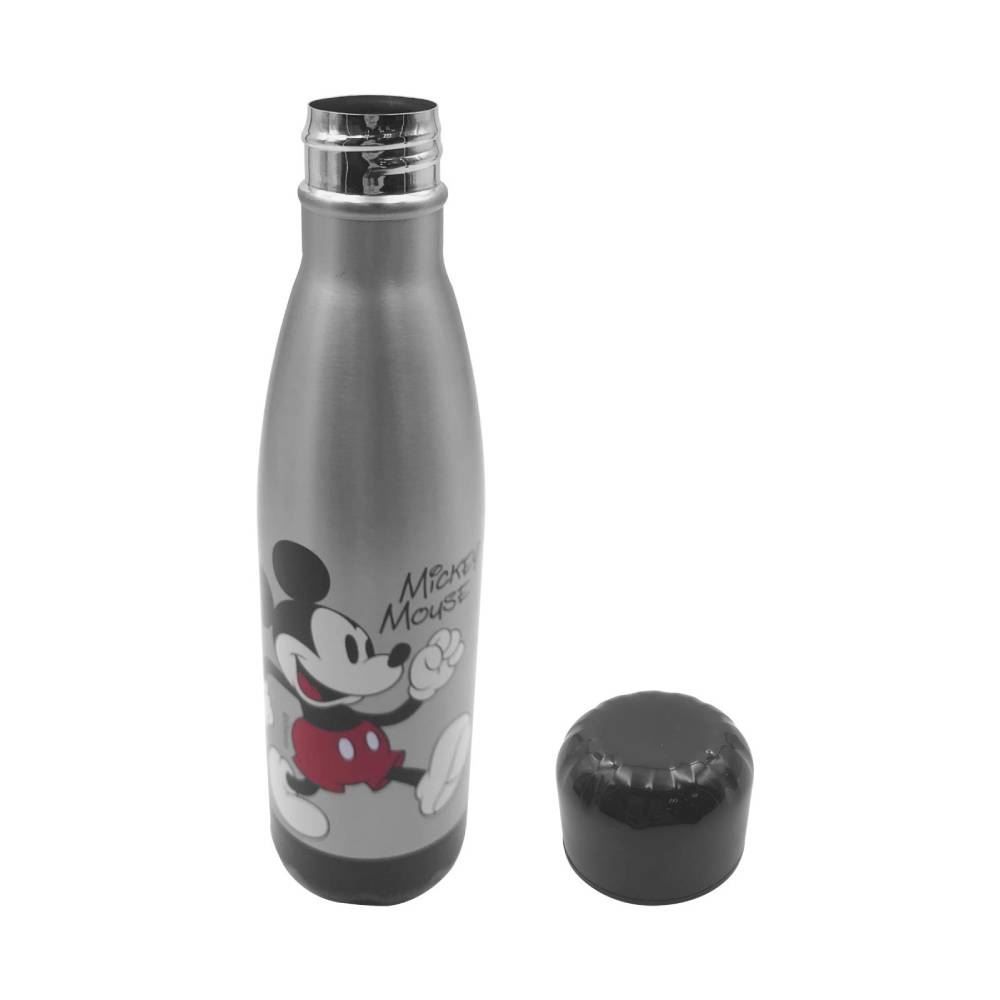 Garrafa Squeeze de Água Mickey Mouse Disney 750Ml - Aço Inox