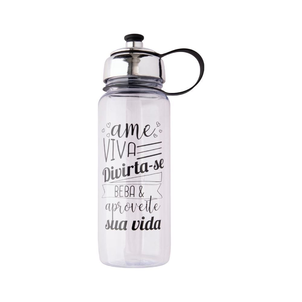 Garrafa Squeeze Motivação 750Ml Flashgoods - Sortido