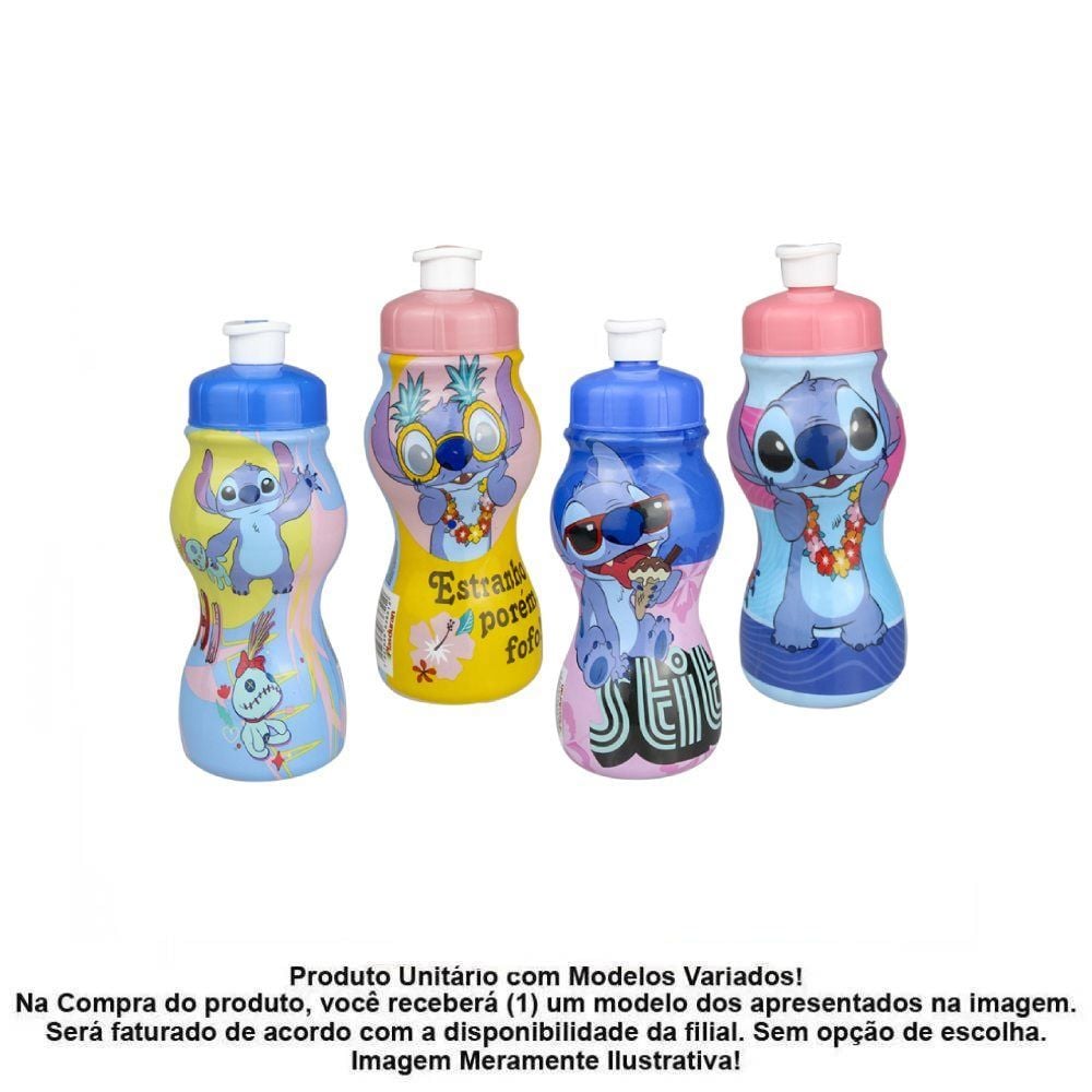 Garrafa Squeeze Sleeve Stitch Plasduran 250Ml - Sortido