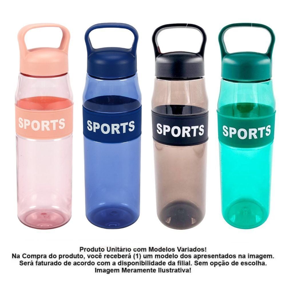 Garrafa Squeeze Sport 850 ml Livon - Sortido
