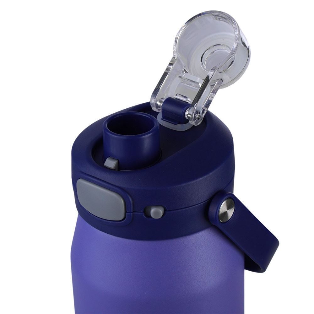 Garrafa Squeeze Térmica Isomax Color 1 Litro Nautika - Roxo e Azul