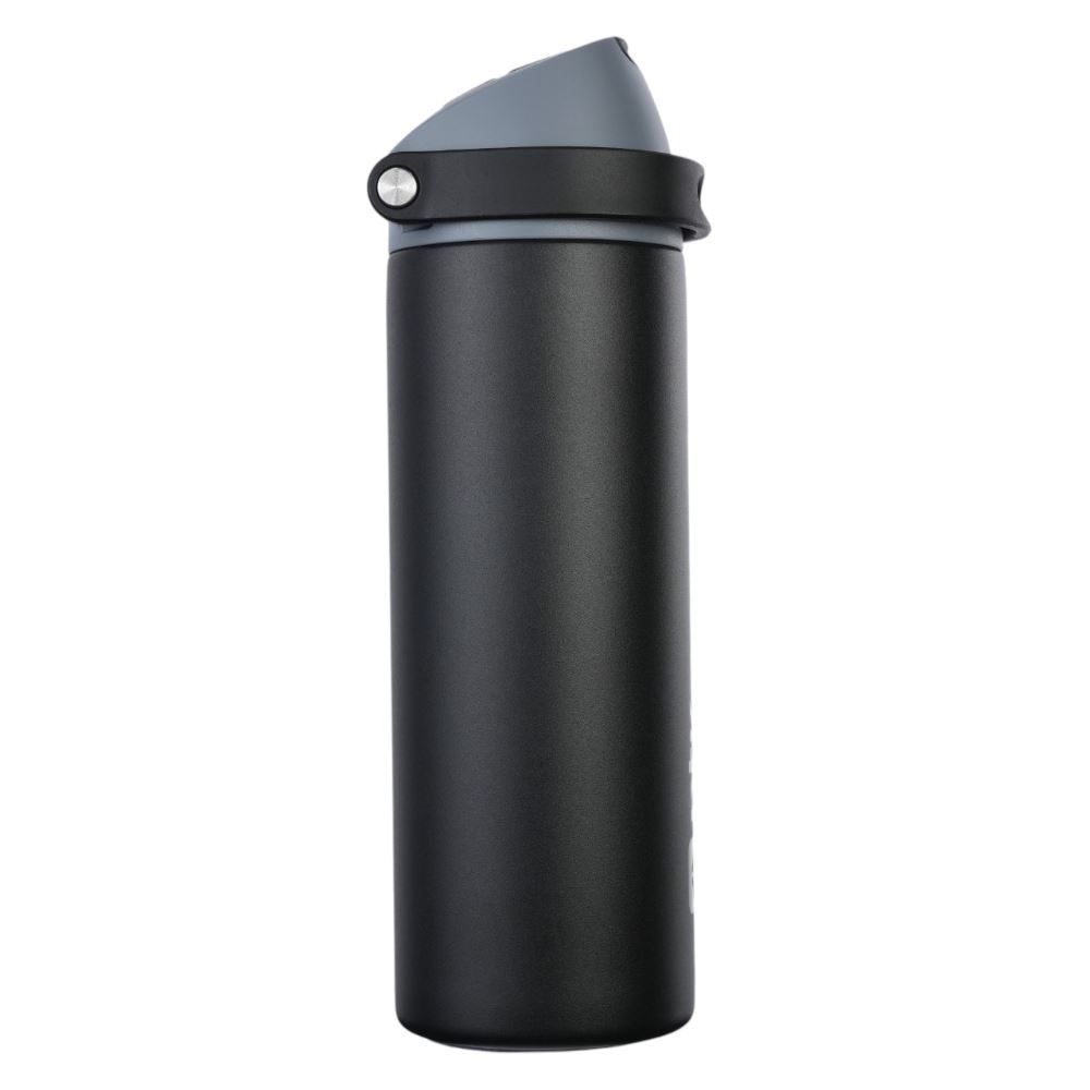 Garrafa Squeeze Térmica Isomax Straw 710Ml Nautika - Preto