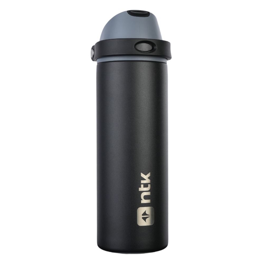 Garrafa Squeeze Térmica Isomax Straw 710Ml Nautika - Preto