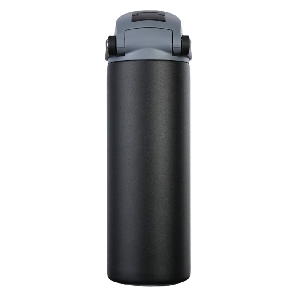 Garrafa Squeeze Térmica Isomax Straw 710Ml Nautika - Preto