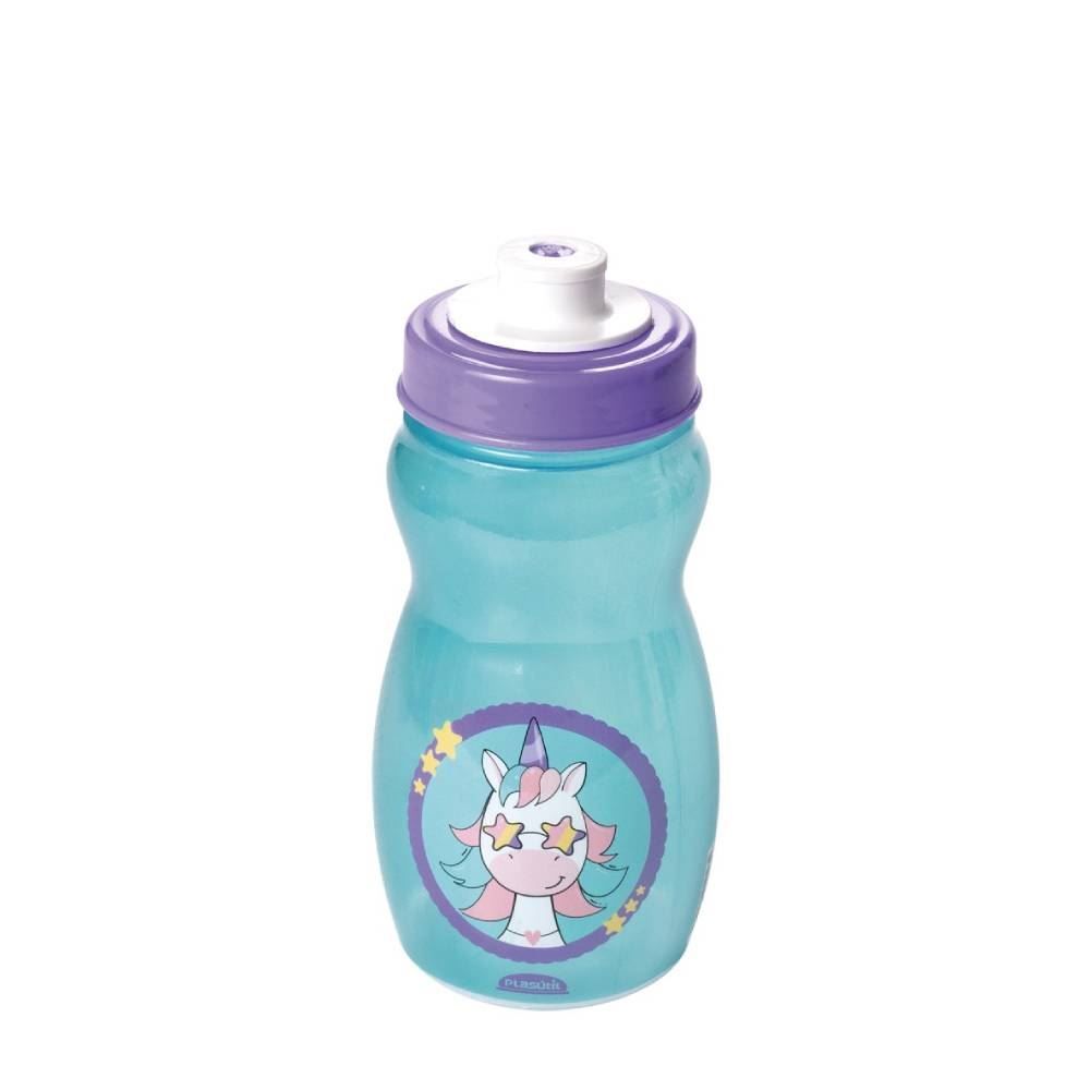 Garrafa Squeeze Unicórnio Plasútil - 300ml