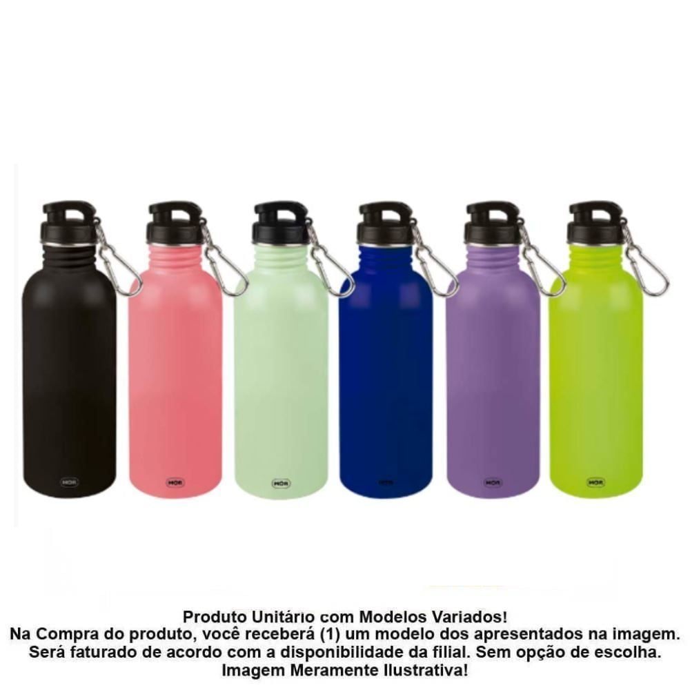 Garrafa Squeeze Water To Go Trendy Mor 750Ml - Sortido