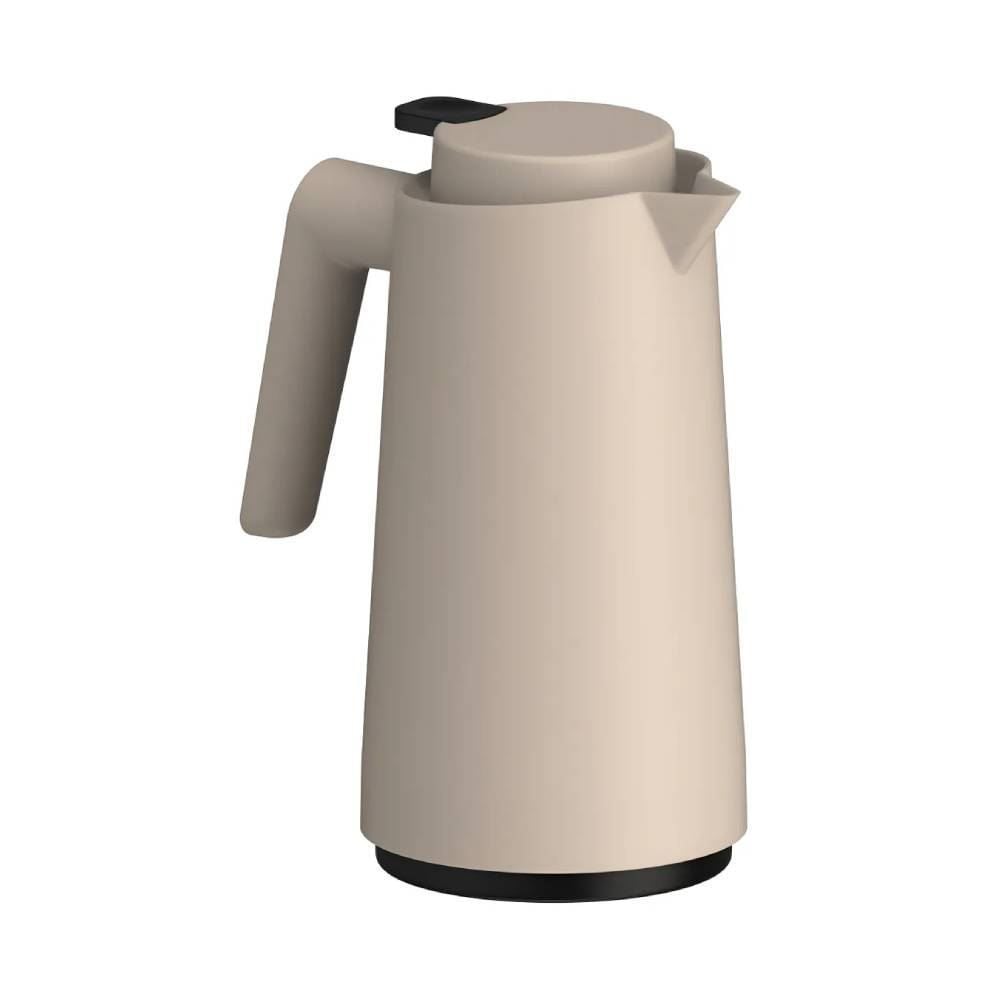 Garrafa Térmica com Gatilho Vercelli Unitermi 1 Litro - Bege