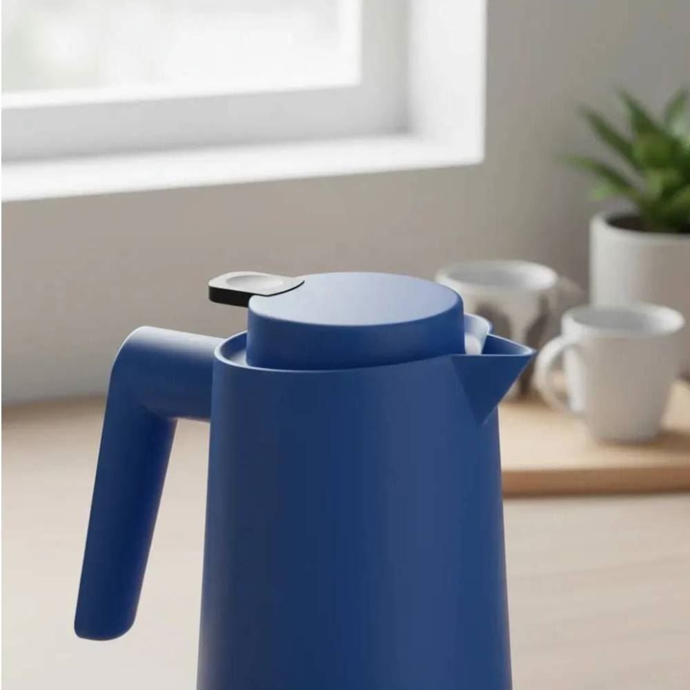 Garrafa Térmica com Gatilho Vercelli Unitermi 500Ml - Azul
