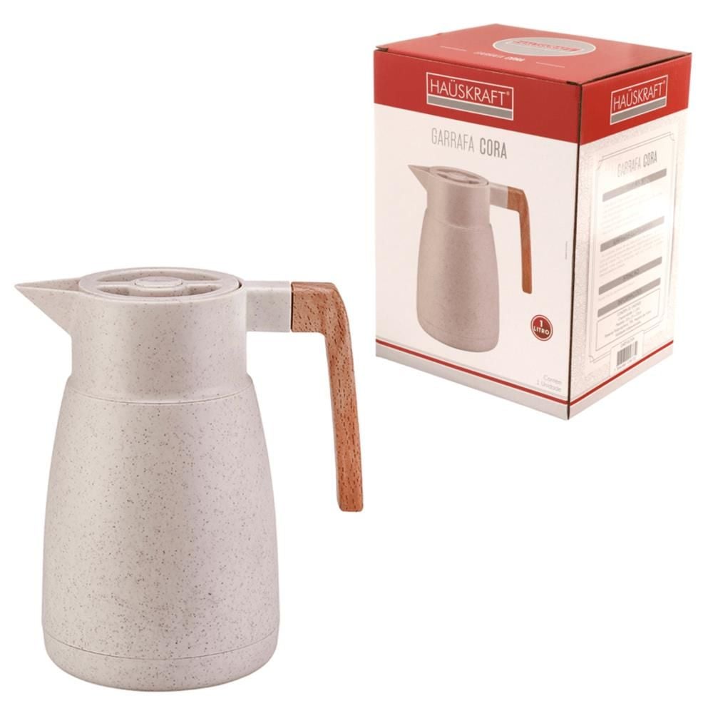 Garrafa Termica Cora 1 Litro Hauskraft - Vanilla