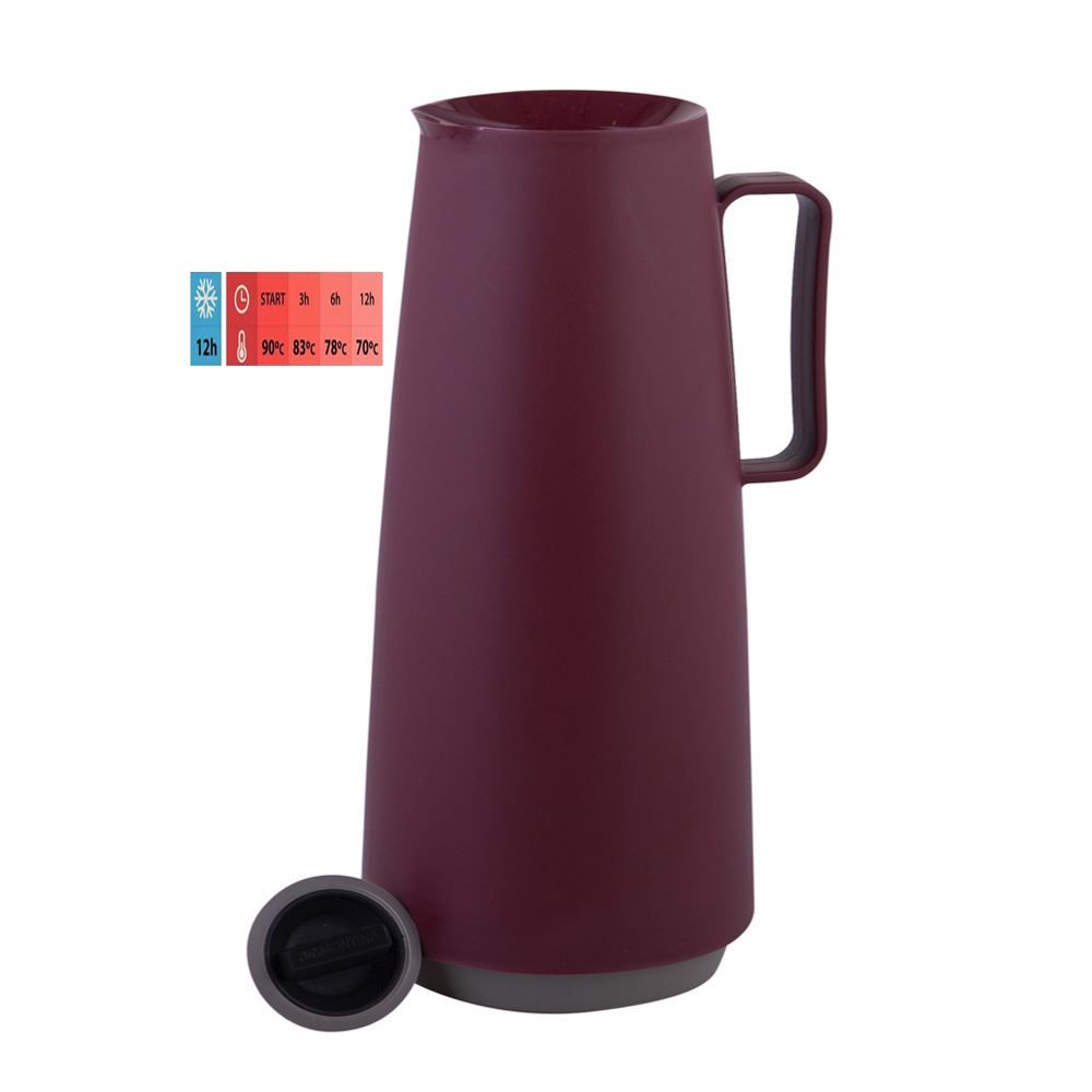 Garrafa Térmica Exata Tramontina De 1L - Vermelha