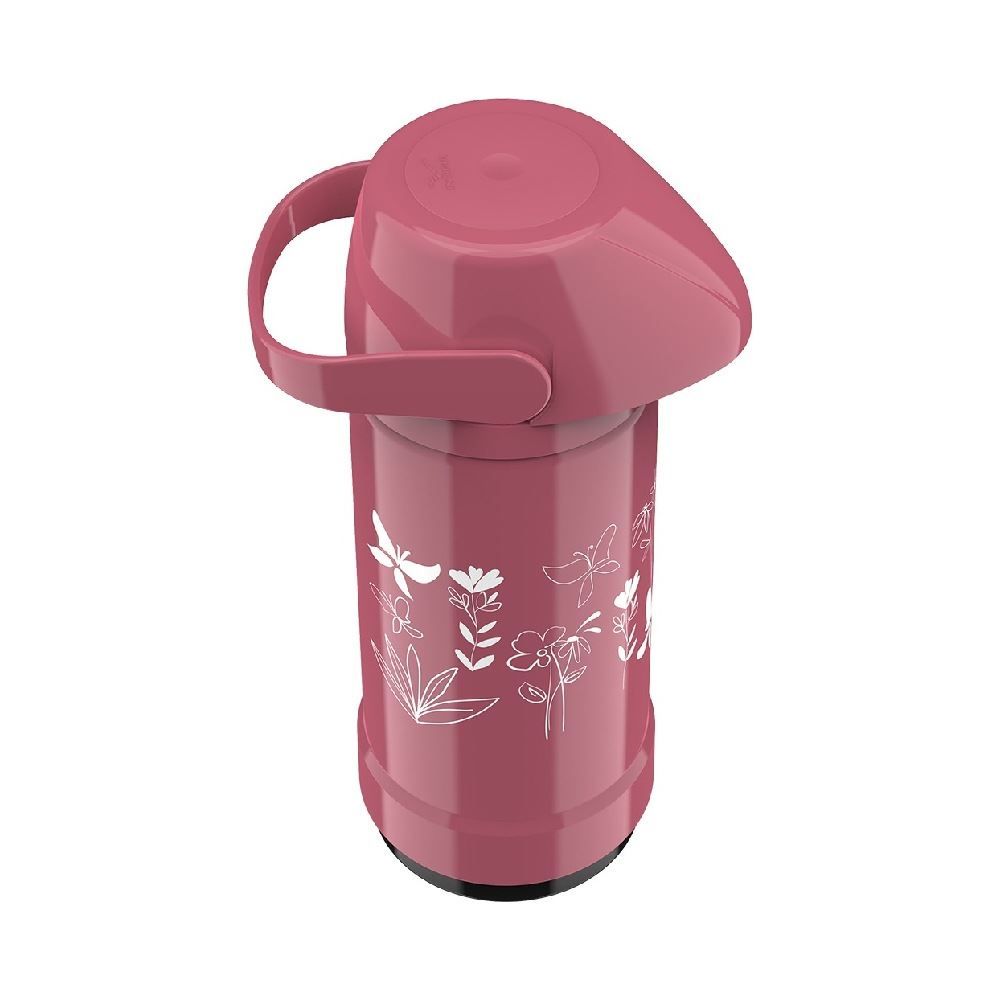 Garrafa Térmica Glt De Pressão Borboletas Invicta - 1 Litro