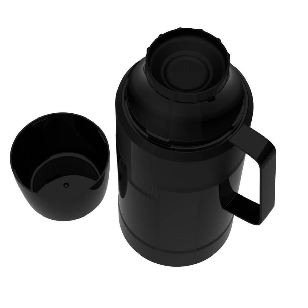 Garrafa Térmica Glt Lisa New 1 Litro Invicta - Preto