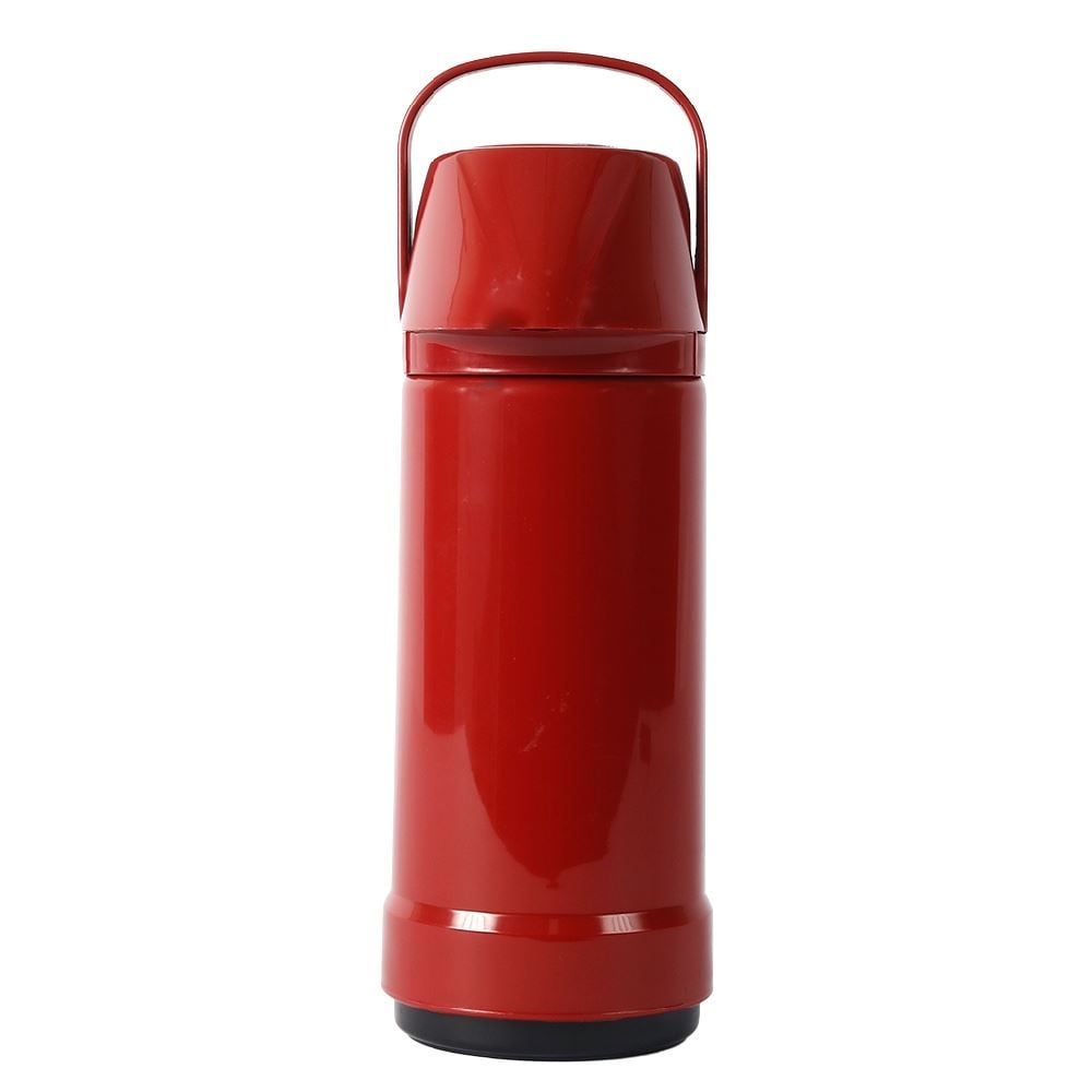 Garrafa Térmica Glt Pressão Lisa 1 Litro Invicta - Vermelho Intenso