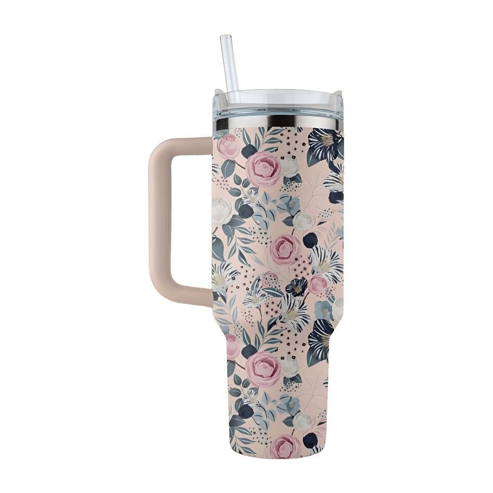 Garrafa Térmica Inox Estampada Havan Casa 1,2 Litros - Flores Médias