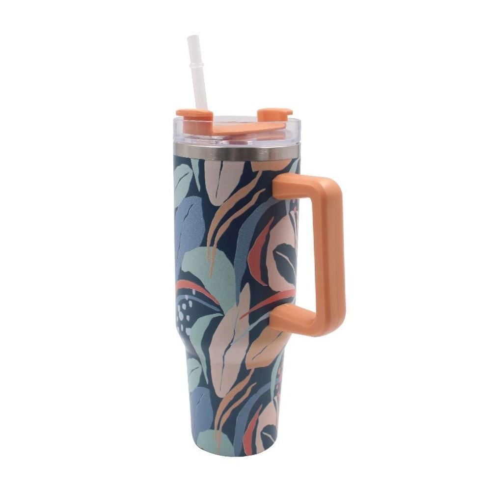 Garrafa Térmica Inox Estampada Havan Casa 1,2 Litros - Folhas