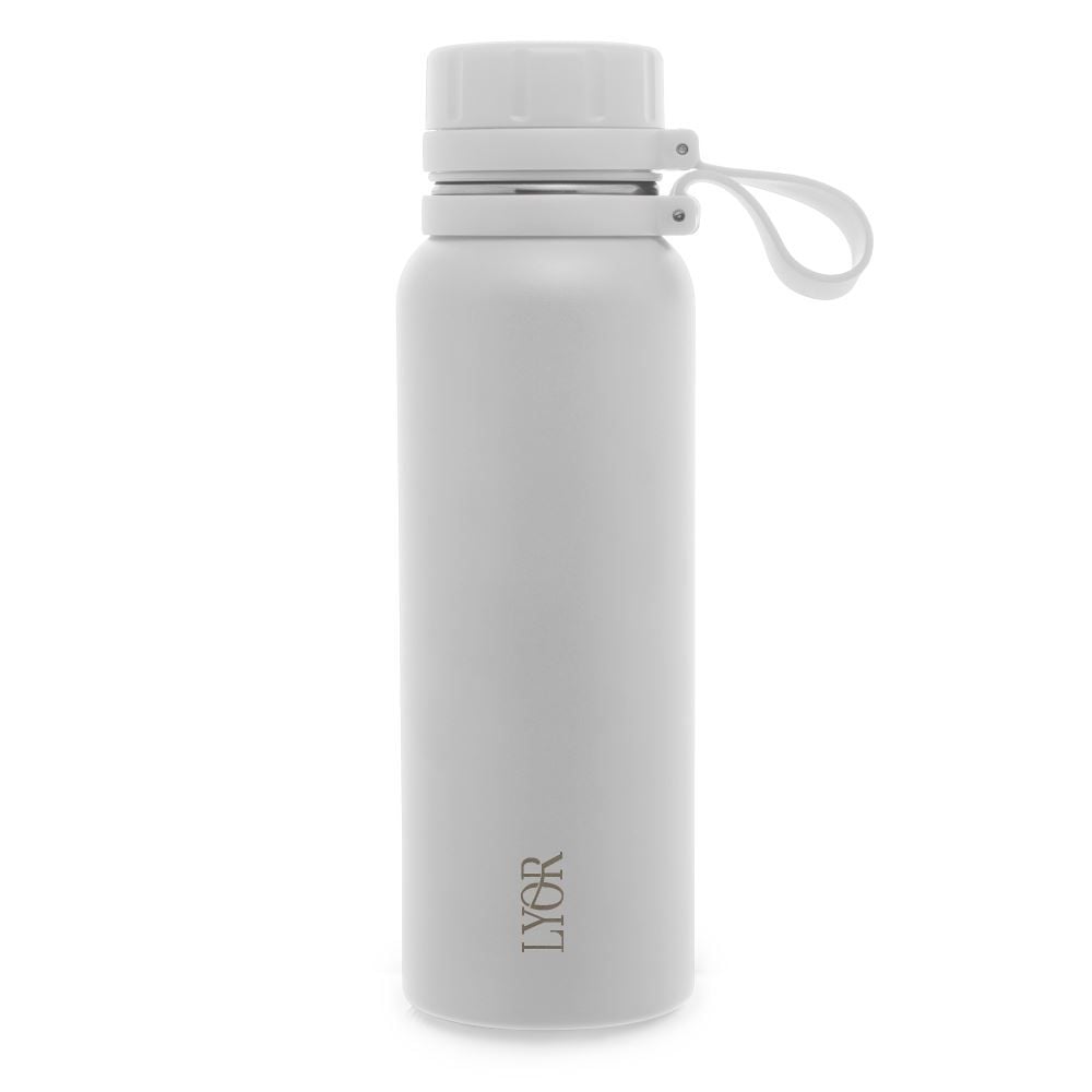 Garrafa Térmica Inox Explorer Lyor 650Ml - BRANCO