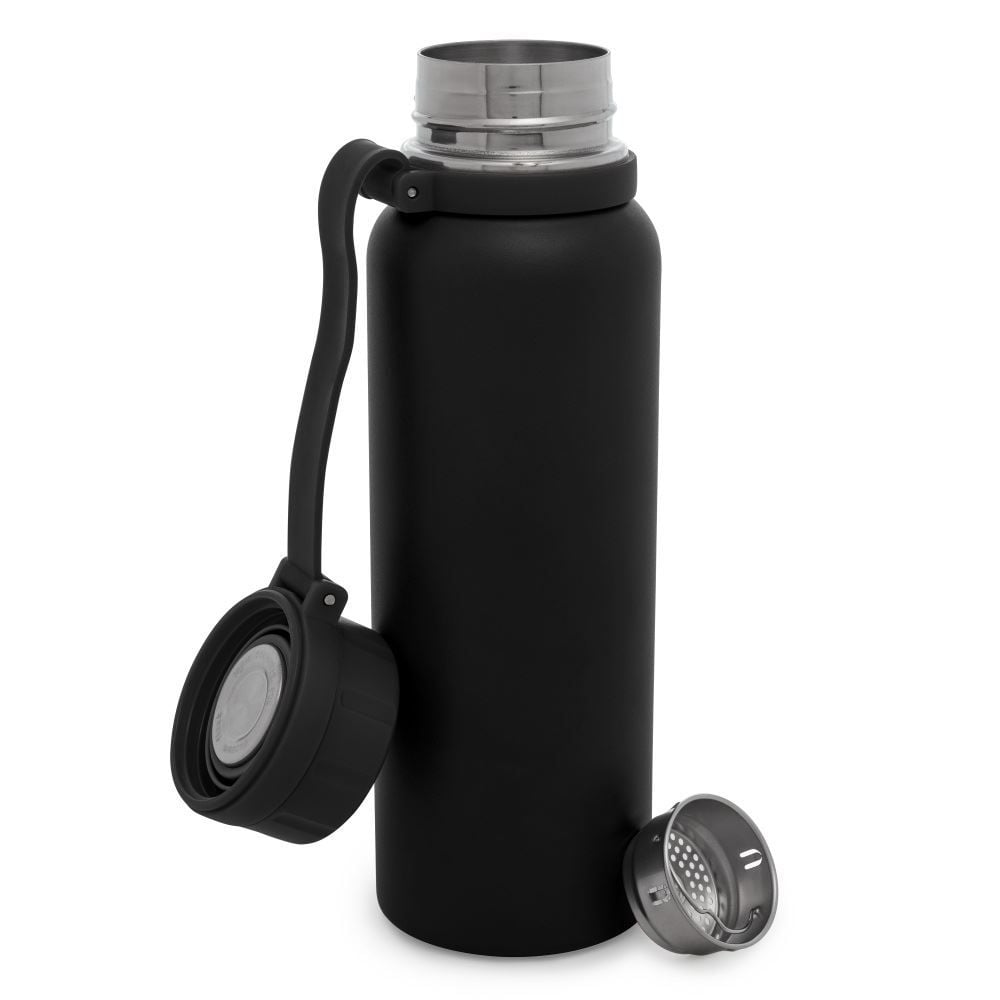 Garrafa Térmica Inox Explorer Lyor 650Ml - Preto