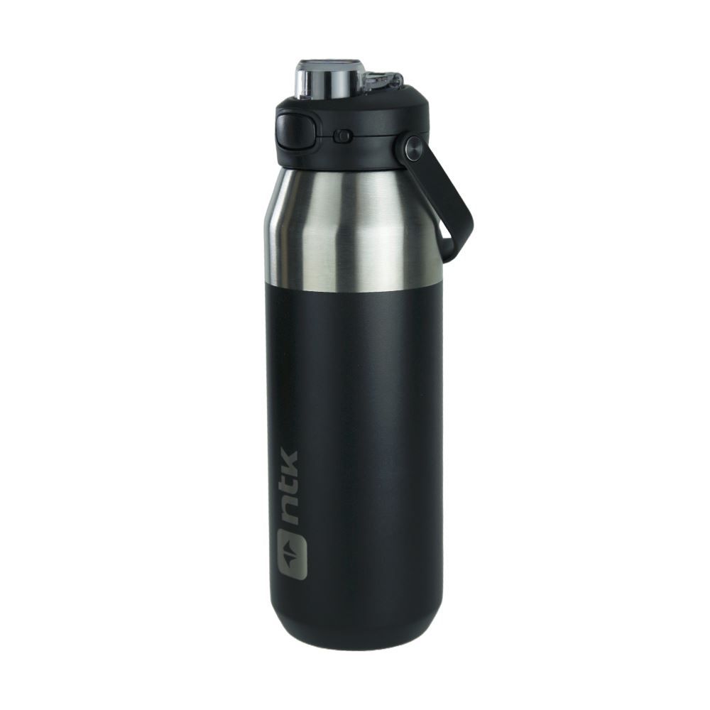 Garrafa Térmica Isomax 750Ml Aço Inoxidável Nautika - Preto