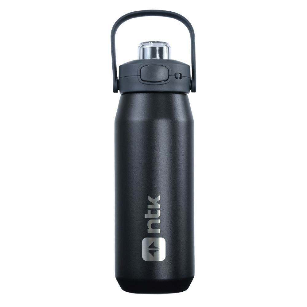 Garrafa Térmica Isomax 750Ml Aço Inoxidável Nautika - Preta