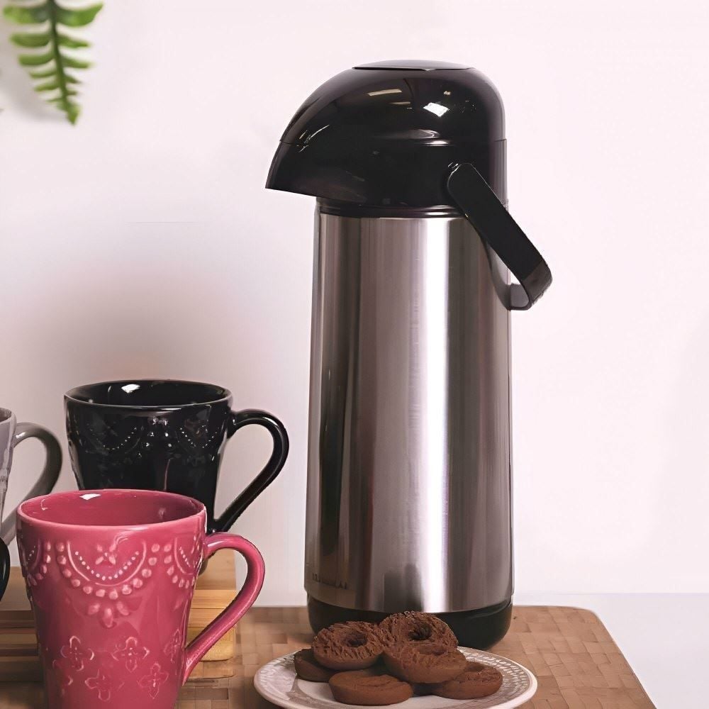 Garrafa Térmica Lumina Termolar 1 Litro - Prata