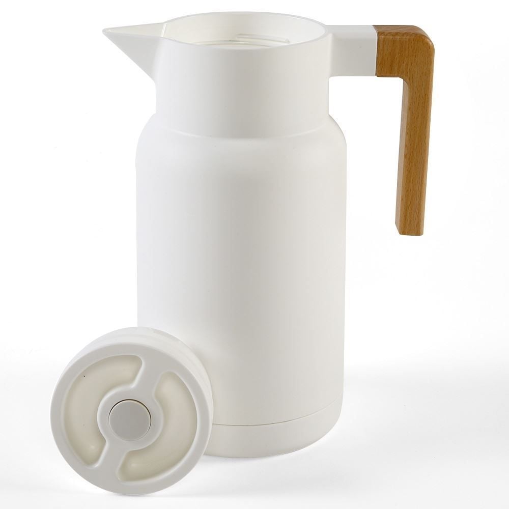 Garrafa Térmica Tampa Click Havan Casa 1 Litro - Branco