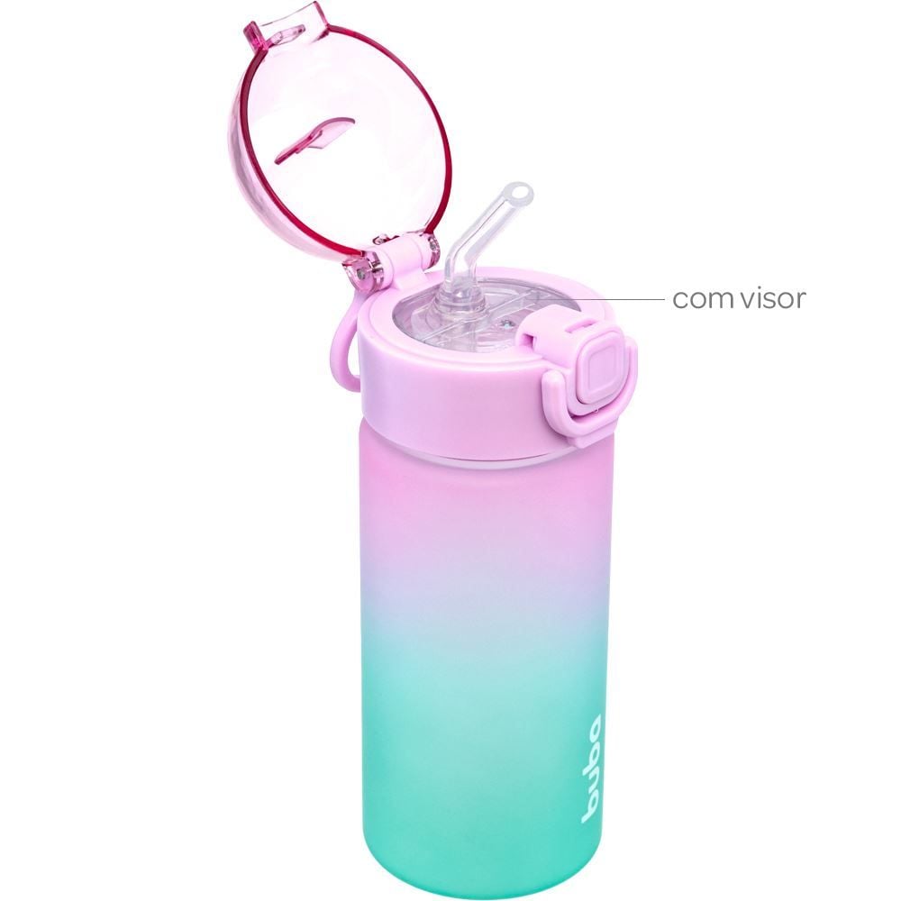 Garrafinha Infantil Degrandê Rosa Buba 450Ml - 18105