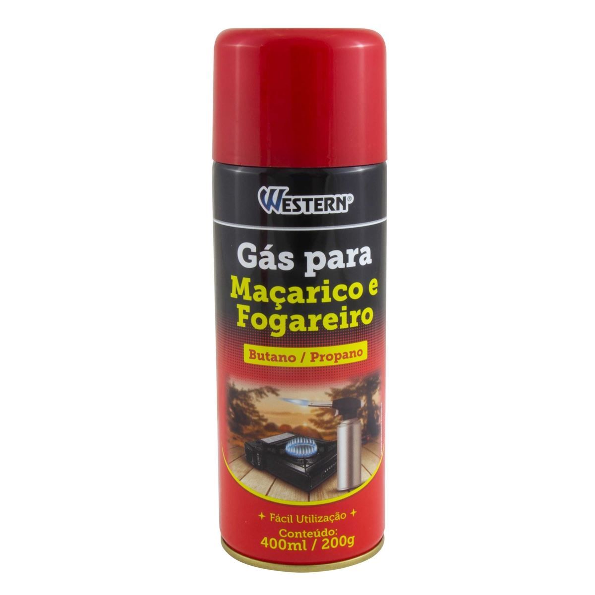 Gás Butano Para Maçarico Fogareiro Western - GI-4000