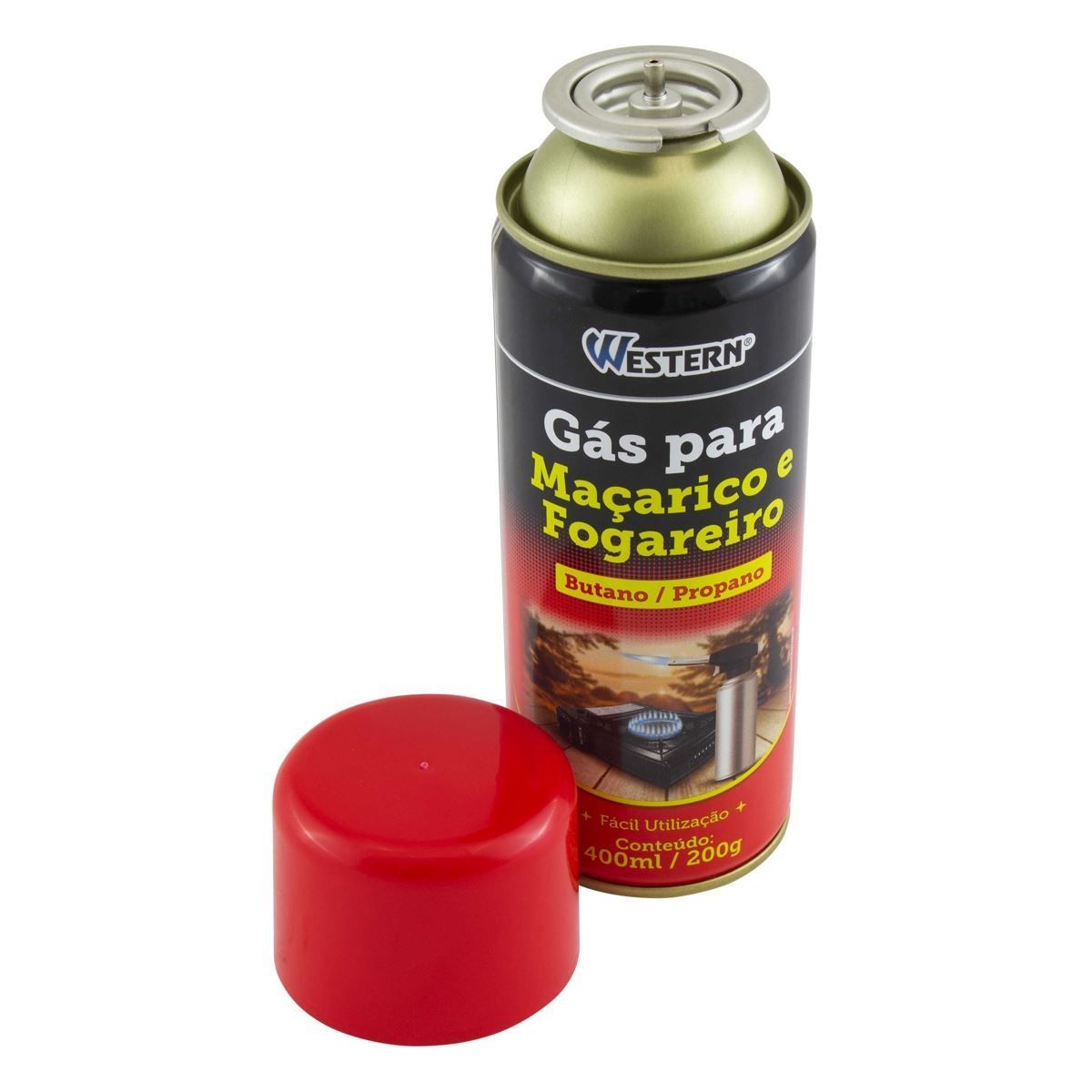 Gás Butano Para Maçarico Fogareiro Western - GI-4000