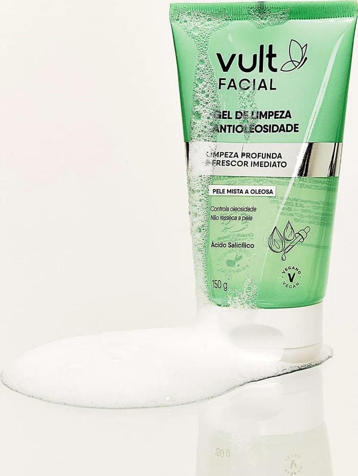 Gel De Limpeza Antioleosidade Facial 150G Vult Care