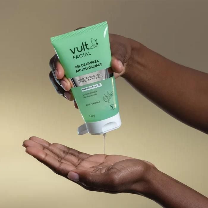 Gel De Limpeza Antioleosidade Facial 150G Vult Care