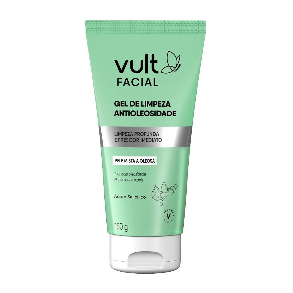 Gel de Limpeza Antioleosidade Facial 150G Vult Care