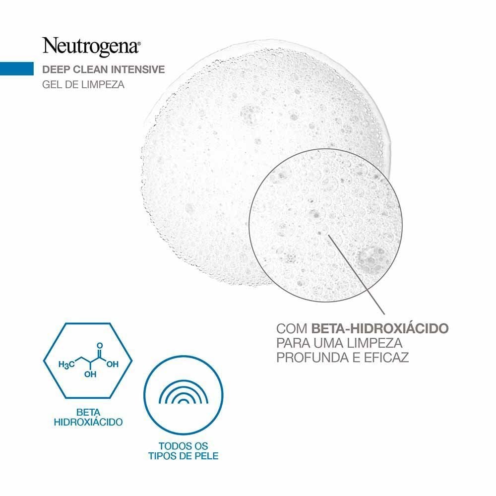 Gel De Limpeza Facial Neutrogena Deep Clean Intensive - 150g