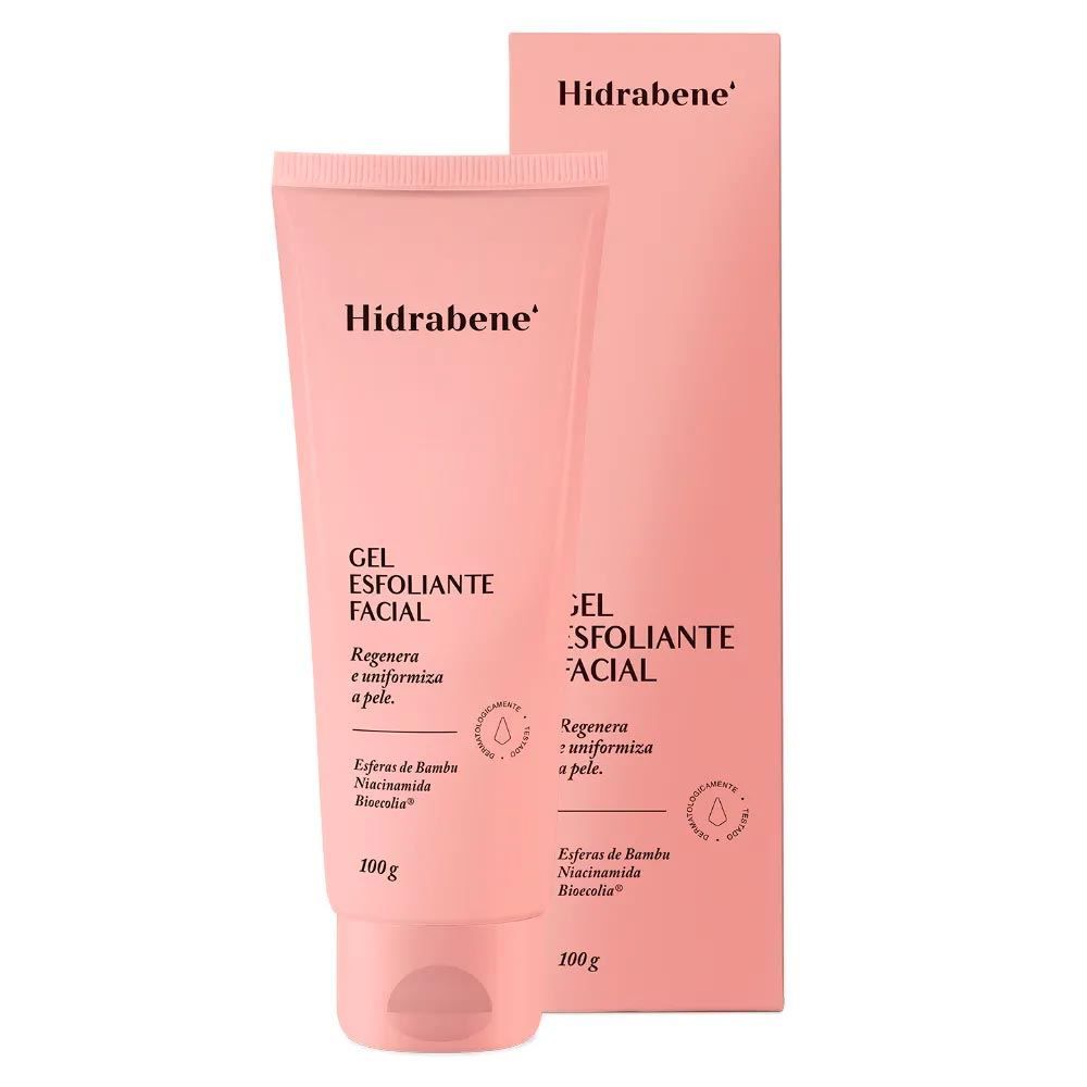 Gel Esfoliante Facial 100G Hidrabene - Rosa