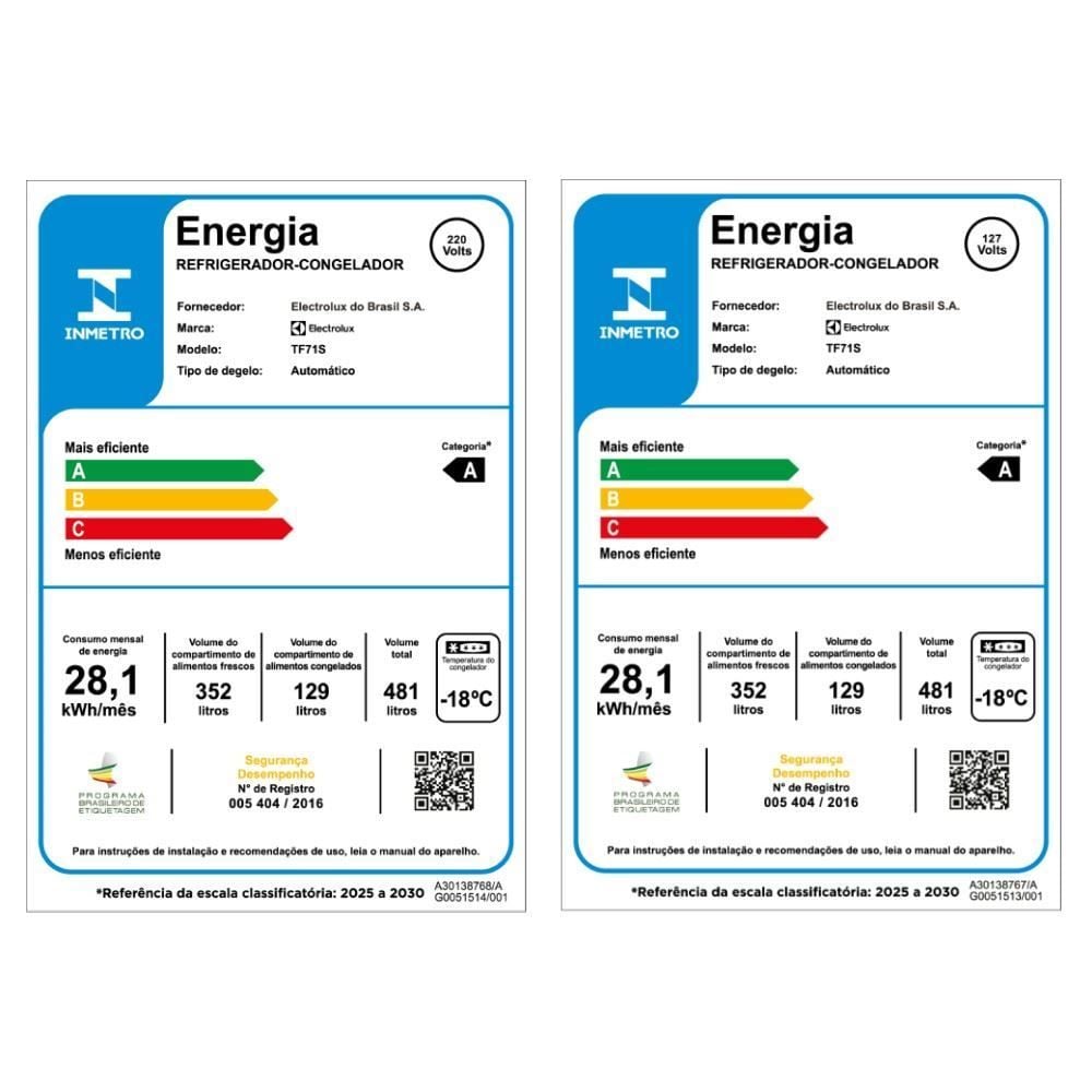 Geladeira Electrolux Frost Free com AutoSense 480 Litros Inox Look