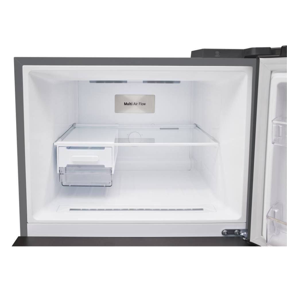 Geladeira LG Frost Free Inverter 461L Duplex Cor Inox Look GN-B452PFF